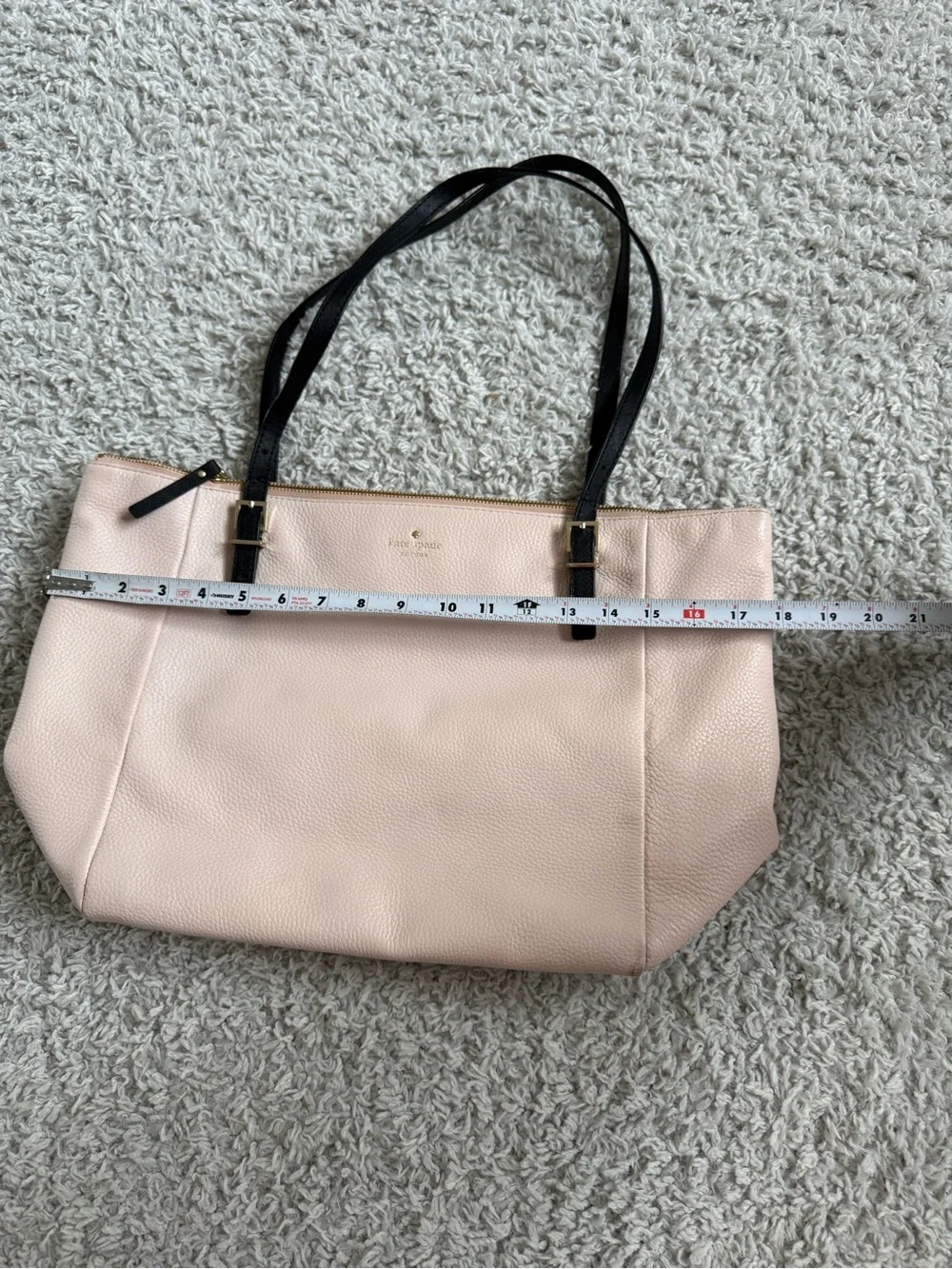 Pink Kate Spade Tote Bag Cow Leather